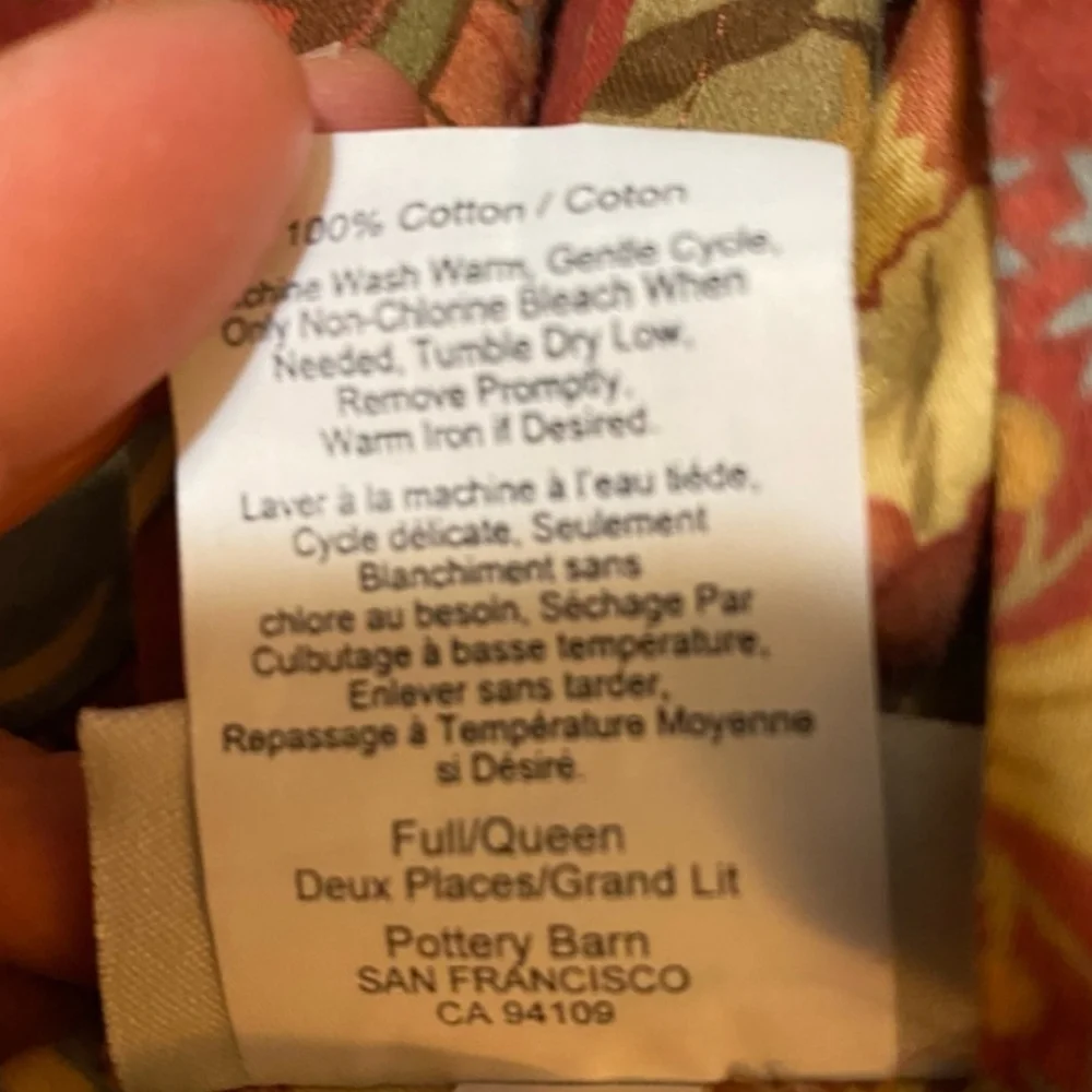 Pottery Barn Clara Duvet Cover. Full/queen